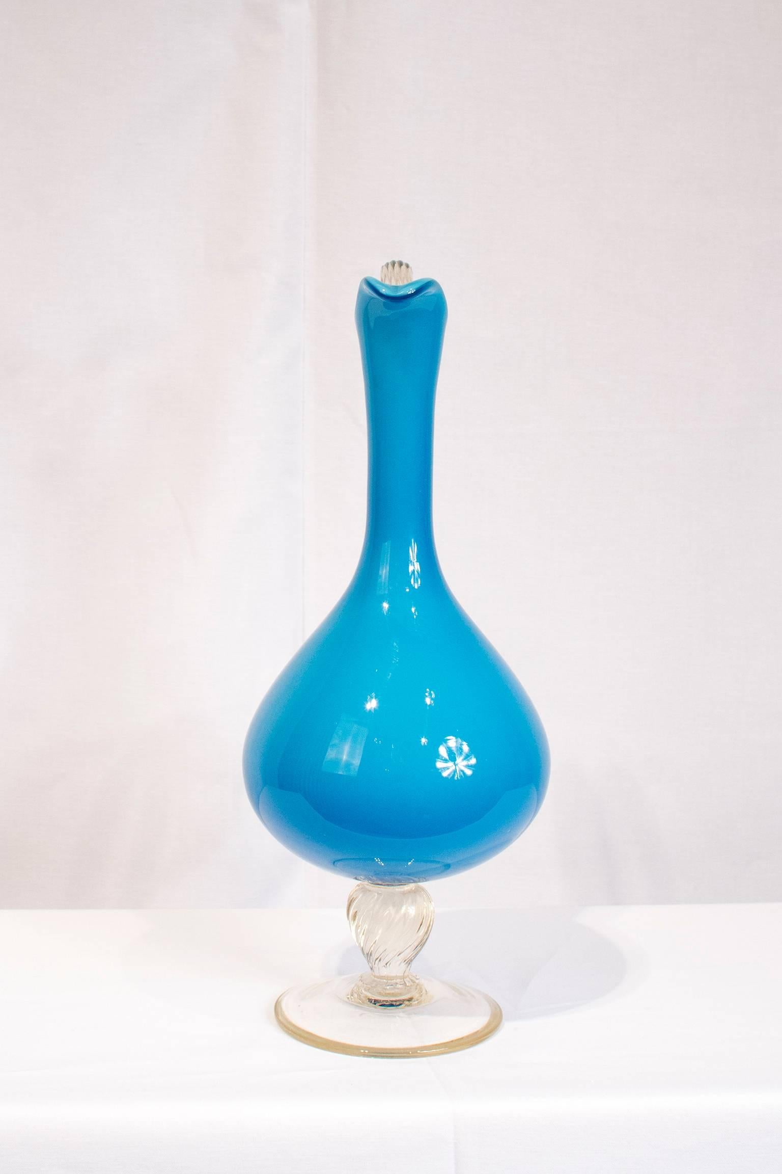 Italian Empoli art glass from the mid-20th century. Excellent condition.
Available in larger assortments.  
Please look at our Storefront page to browse our entire collection. 