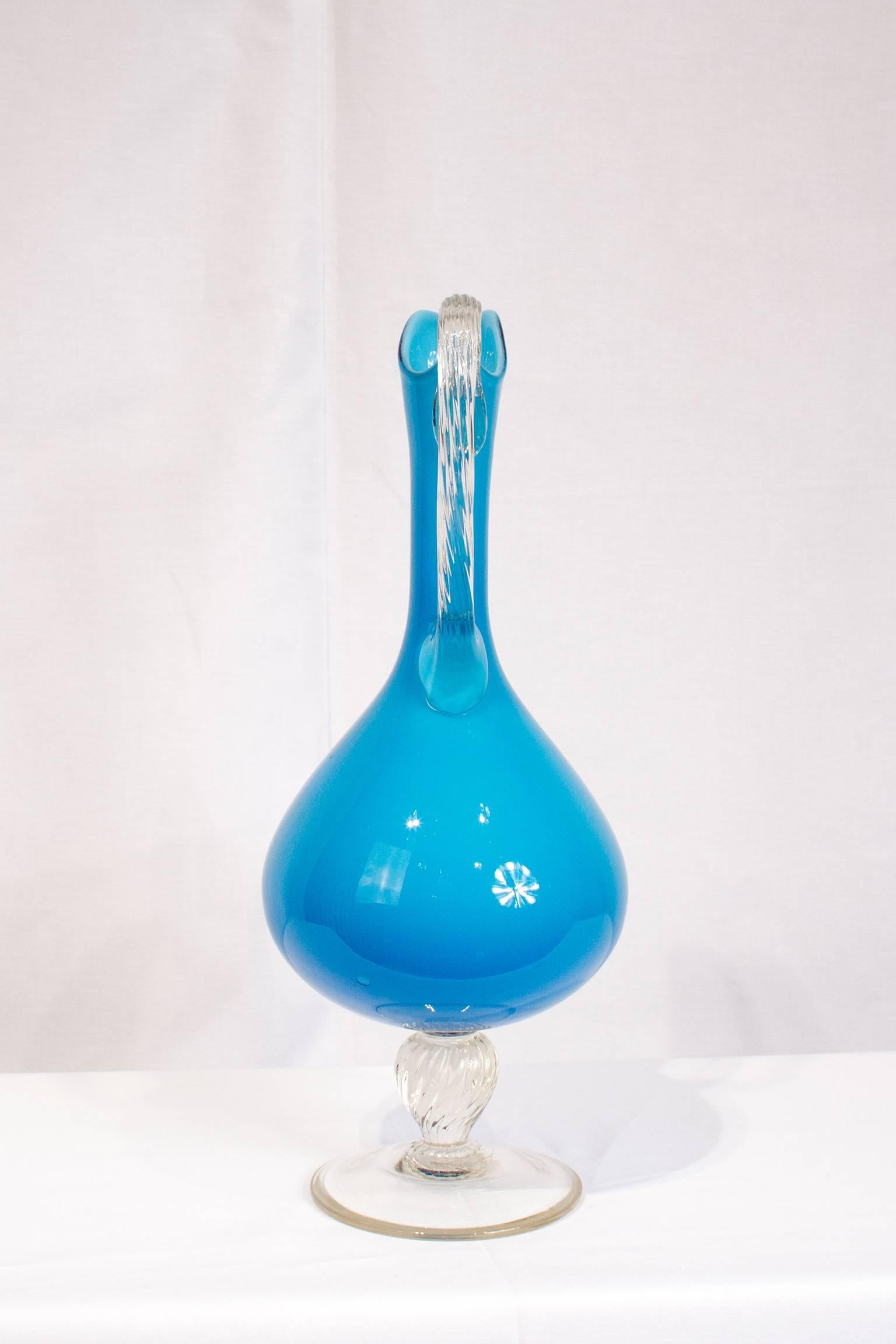 empoli glass pitcher