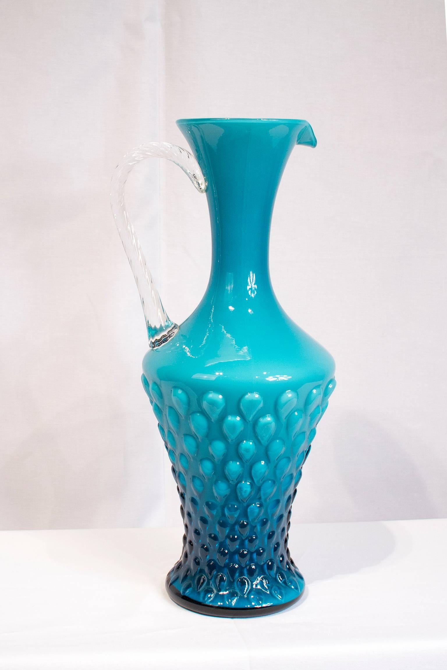 Italian Empoli art glass from the mid-20th century. Excellent condition.
Available in larger assortments.  
Please look at our Storefront page to browse our entire collection. 