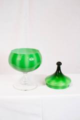 Empoli Art Glass Apothecary Jar