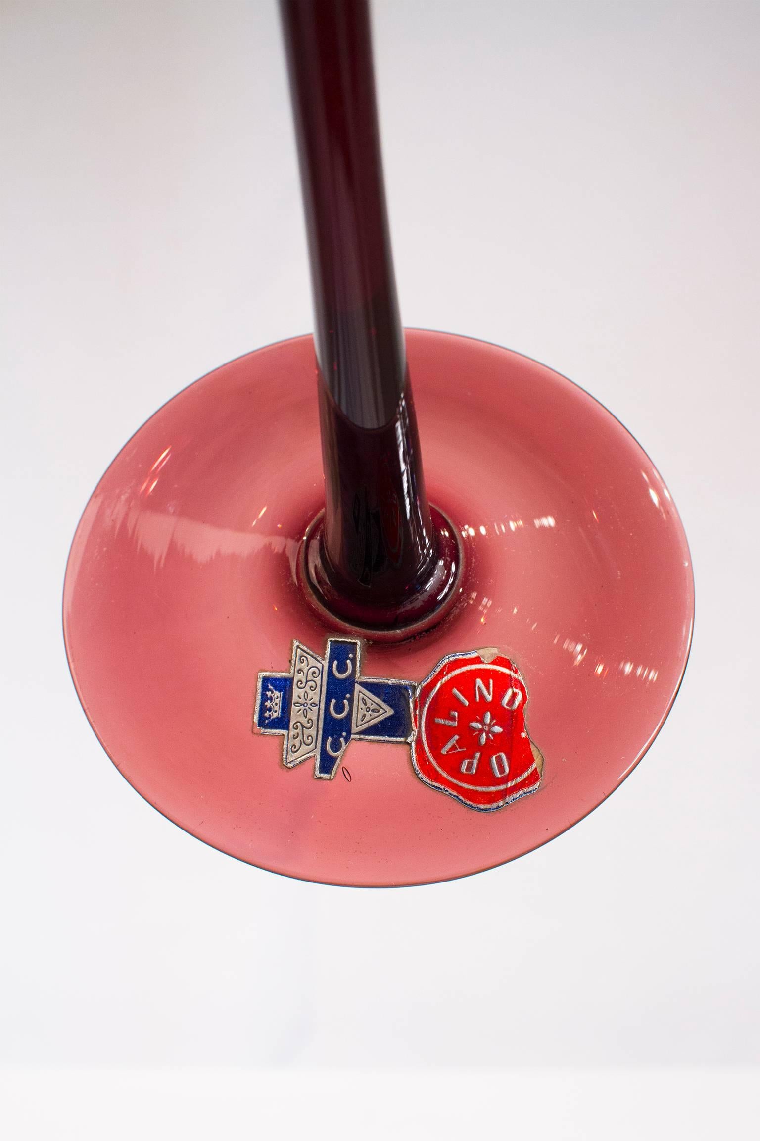 Mid-Century Modern Empoli Art Glass Vase