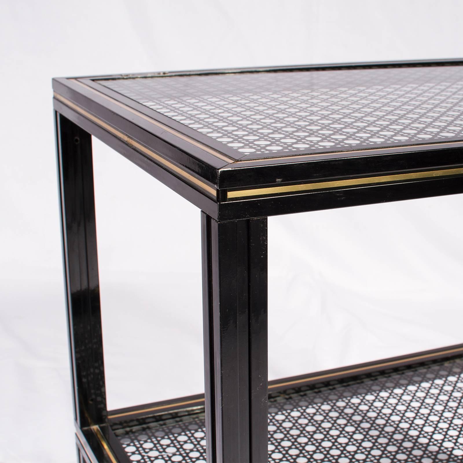 Lacquered Side Table by Pierre Vandel For Sale 1