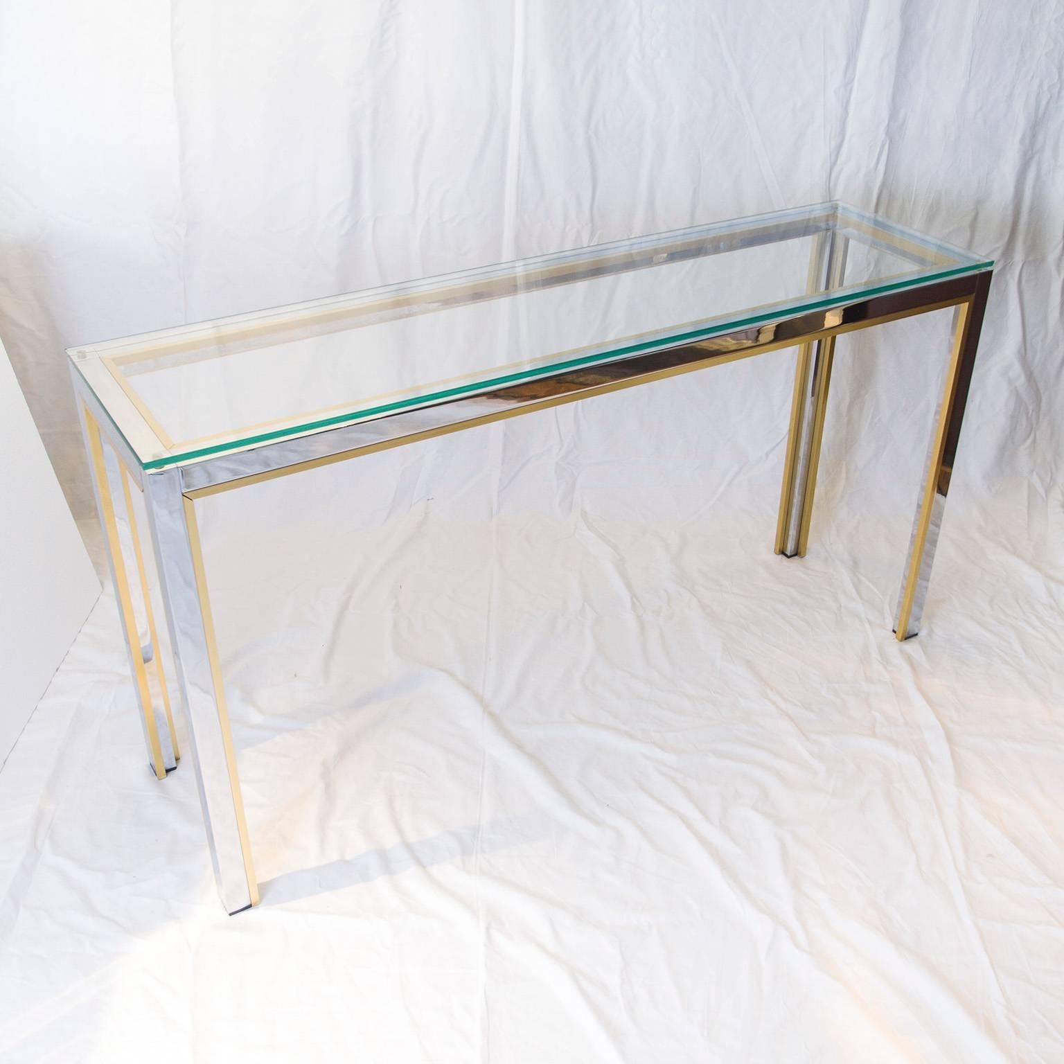 Mid-Century Modern Console Table by Romeo Rega For Sale