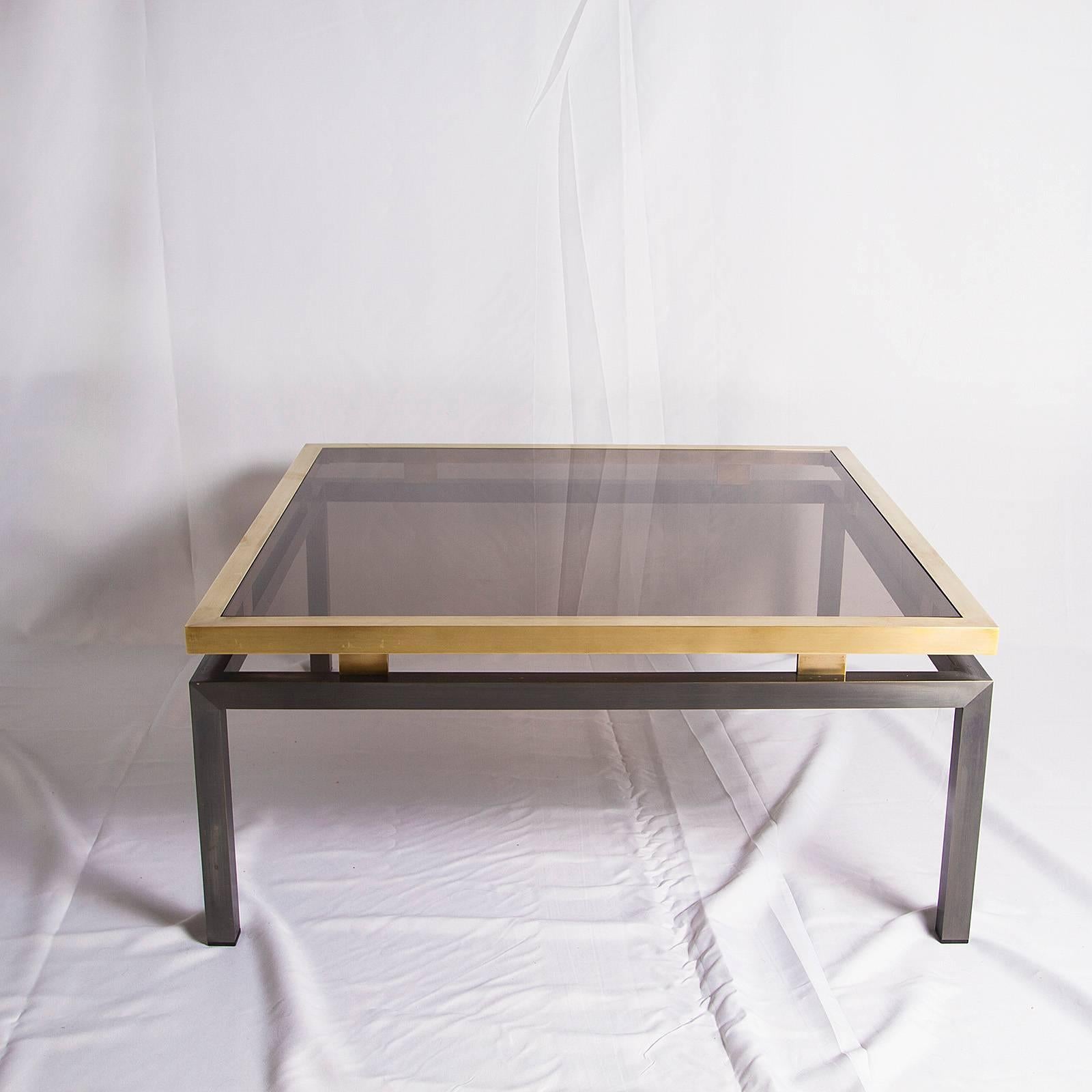 Mid-Century Modern Coffee Table Attributed to Guy Lefevre for Maison Jansen For Sale