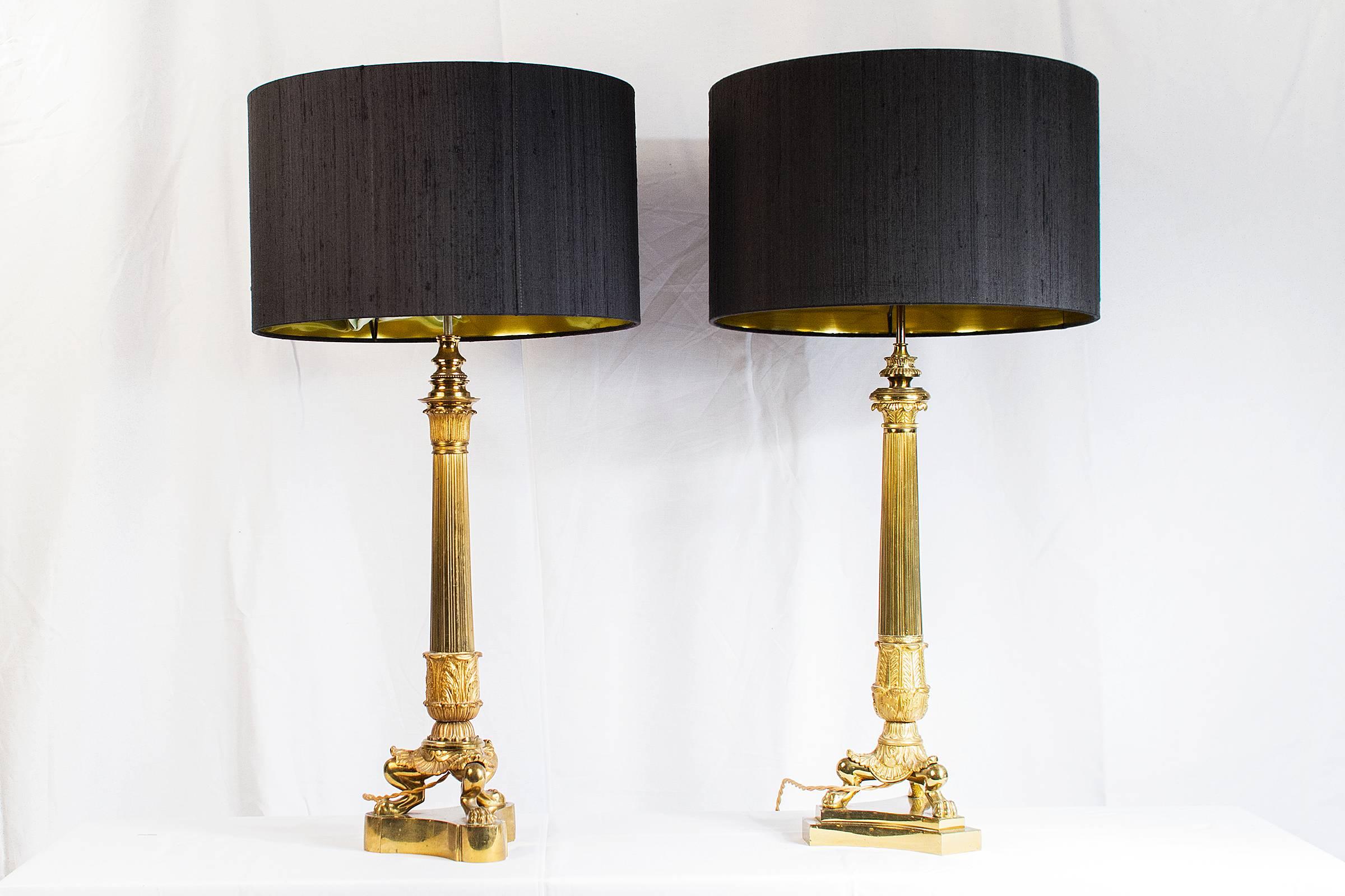 lion floor lamp