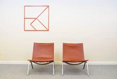 PK22 Lounge Chairs by Poul Kjaerholm for E. Kold Christensen