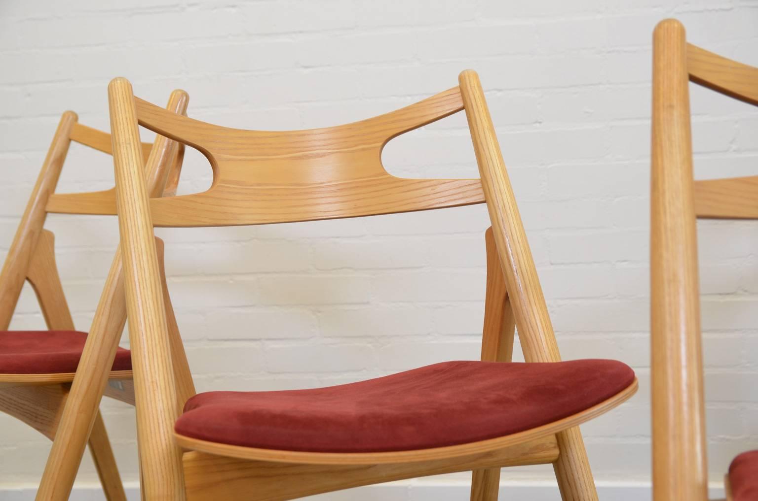 Danish Sawbuck Chairs Hans J. Wegner