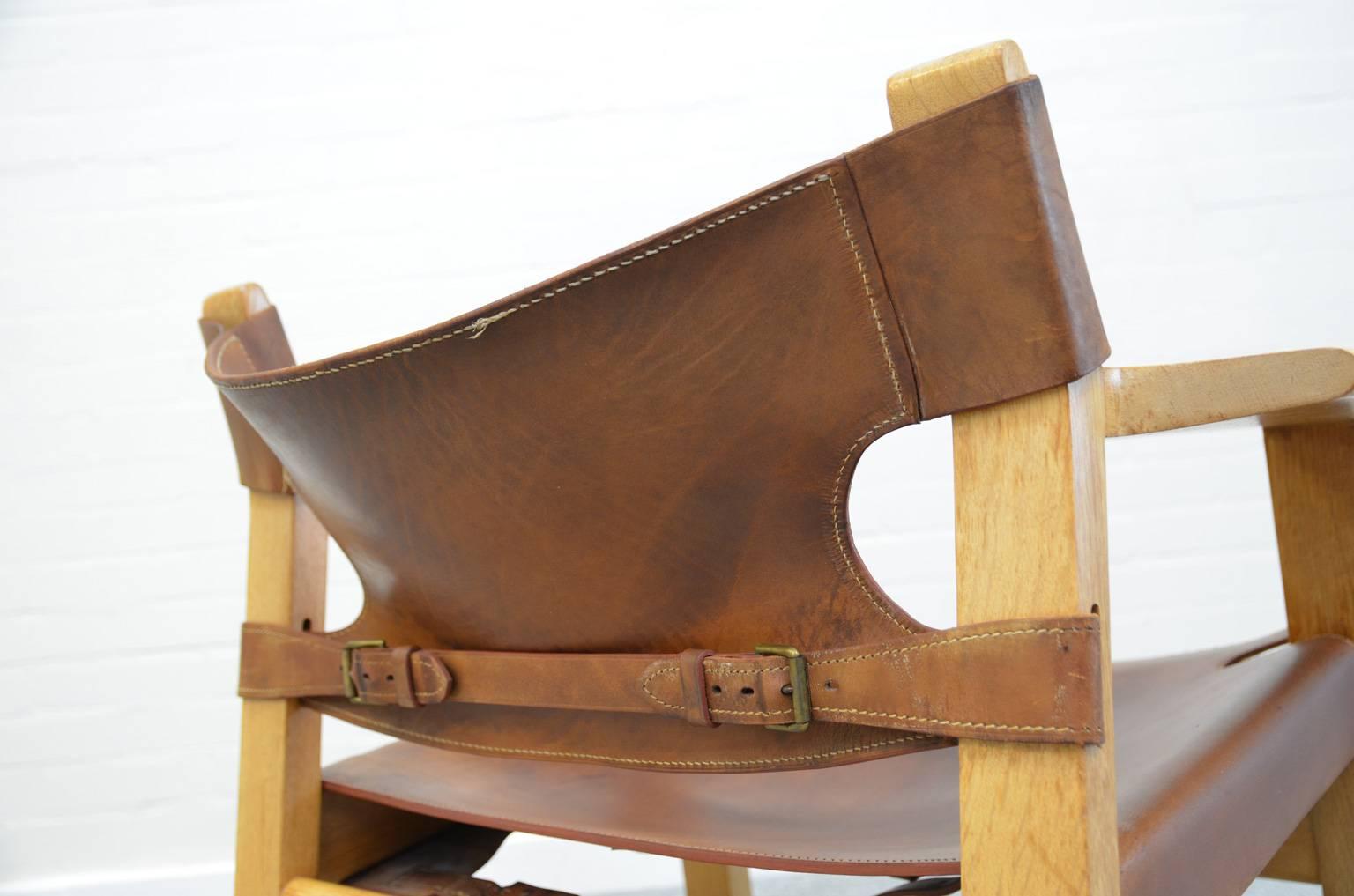 Scandinavian Modern Spanish Chair by Børge Mogensen