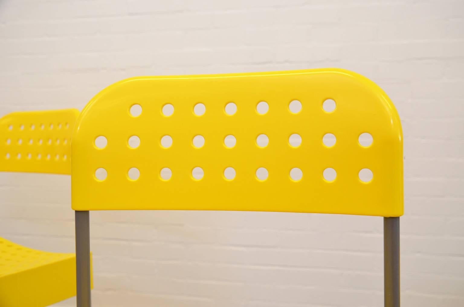 Box Chairs Enzo Mari for Castelli In Good Condition In RHEEZERVEEN, Overijssel