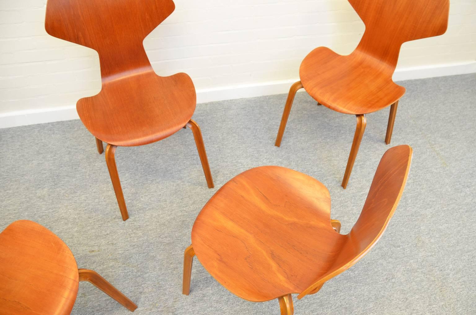 Scandinavian Modern Grand Prix Chairs by Arne Jacobsen