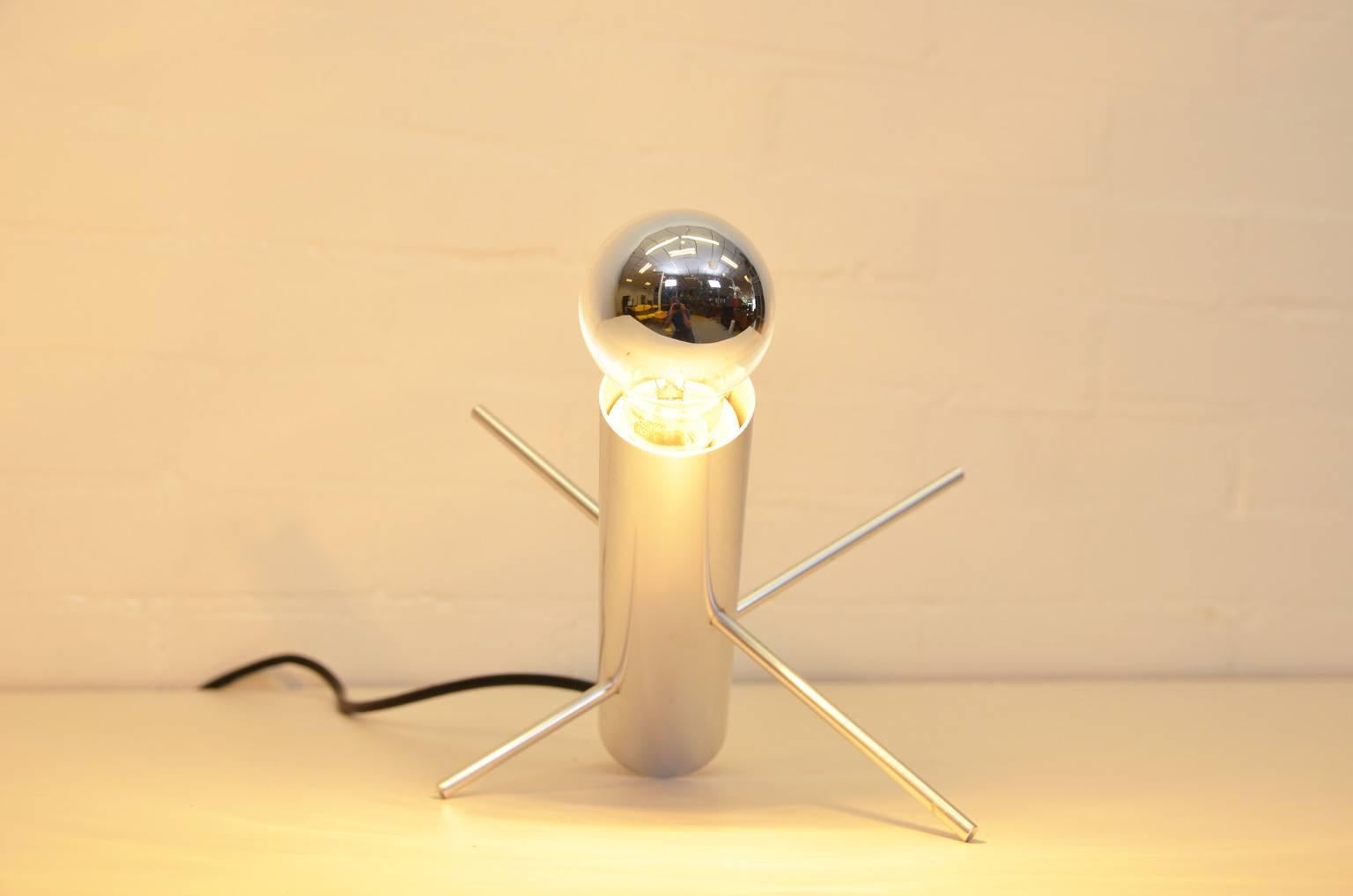 Cricket-Lampe R60 von Otto Wach für RAAK Amsterdam, Niederlande (Poliert) im Angebot