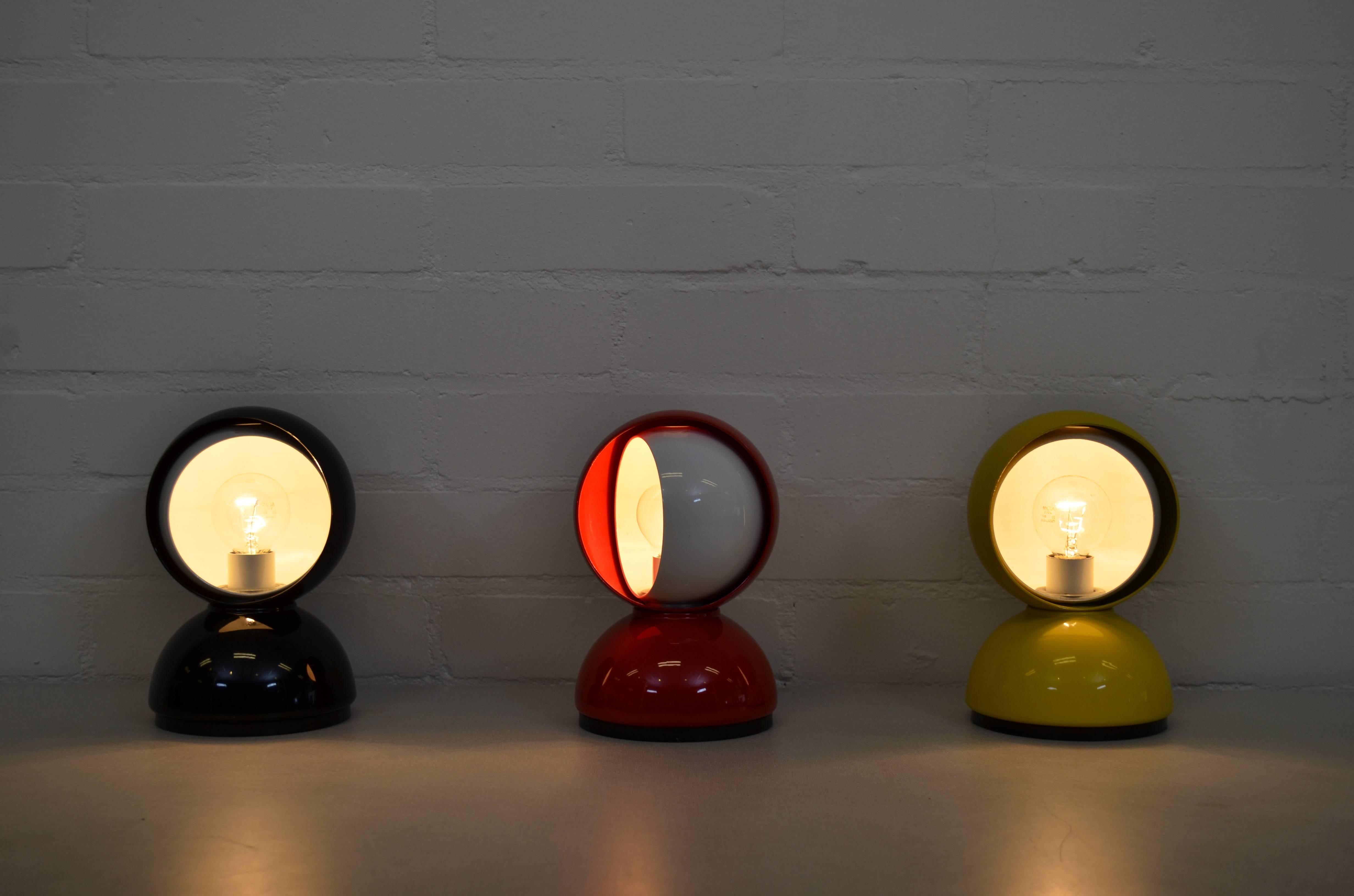 Mid-Century Modern Eclisse Table Lamps by Vico Magistretti for Artemide, Italy