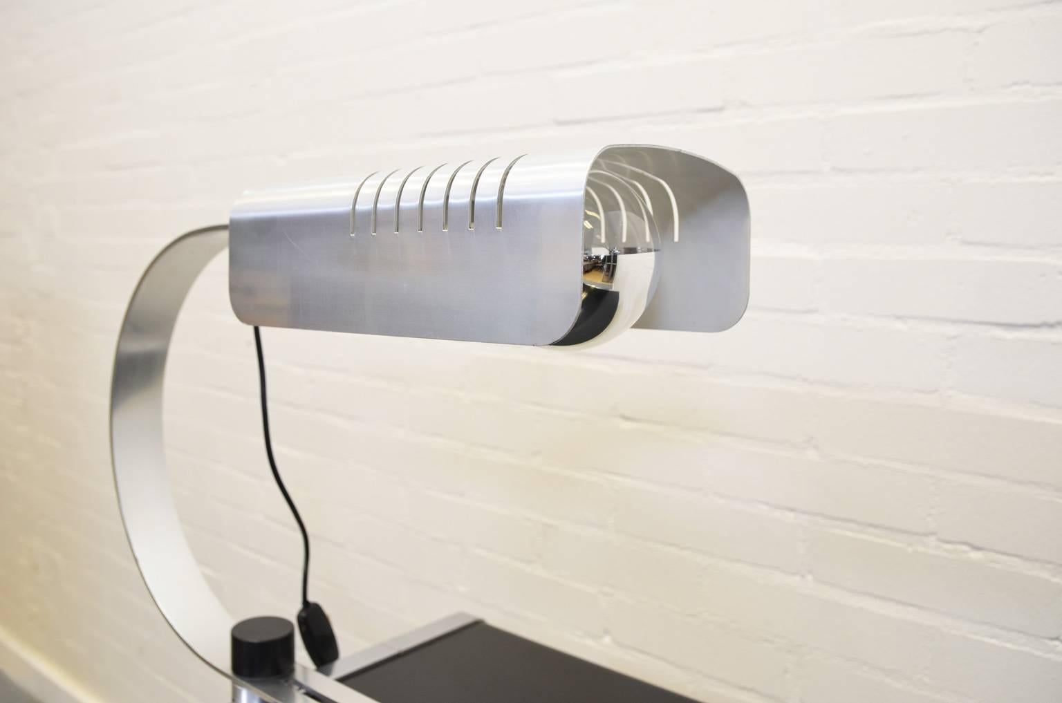 Italian Modern Aluminium Desk Lamp For Sale