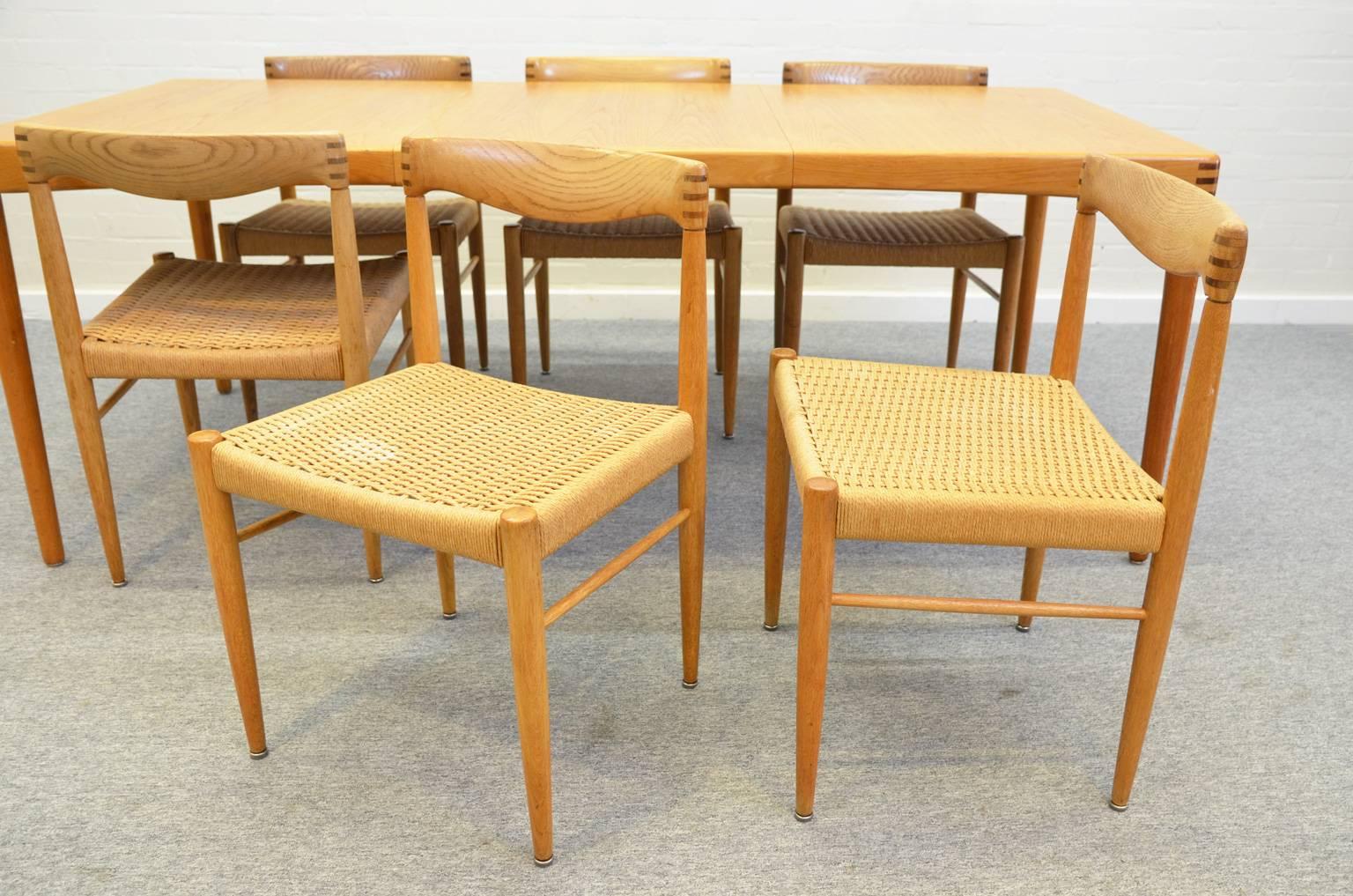 Scandinavian Modern Dining Set of HW Klein for Bramin Møbler