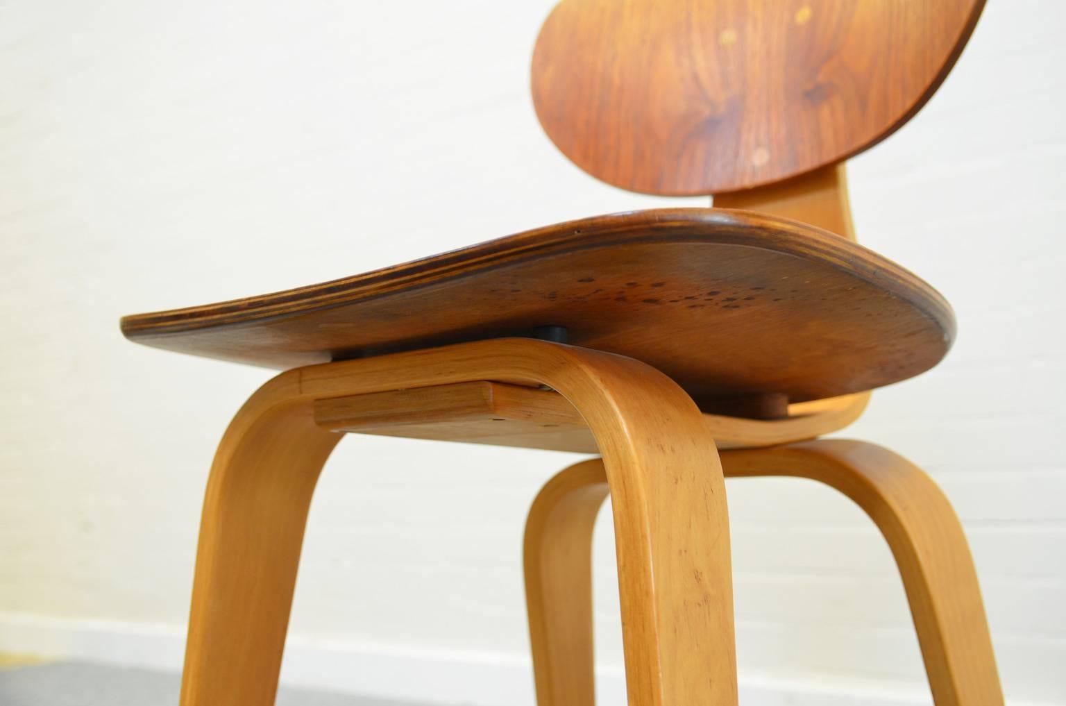 Mid-20th Century Side chair SB02 for UMS Pastoe by Cees Braakman