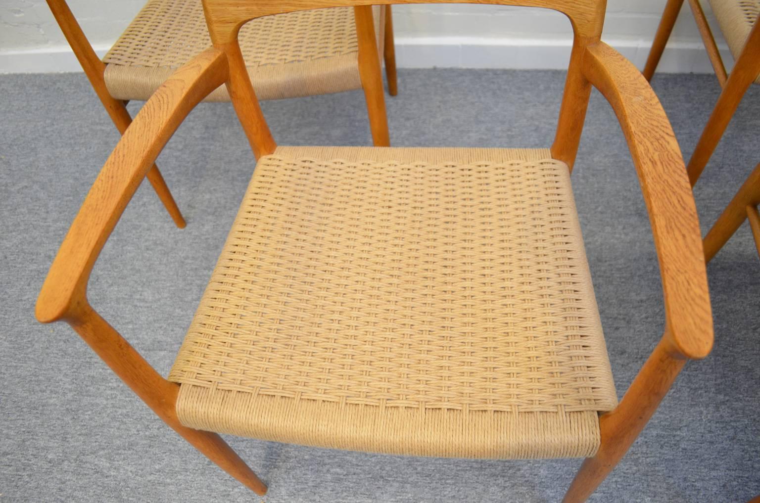 Dining Chairs Model 56 by Niels Otto Møller for J.L. Møller Møbelfabrik, Denmark 2