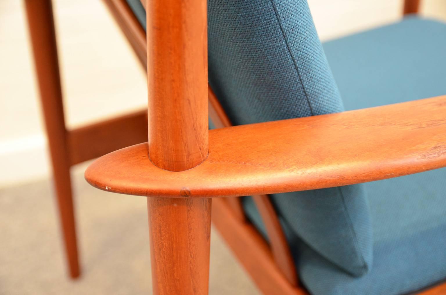 Mid-Century Grete Jalk Easy Chairs for P. Jeppesens Møbelfabrik, Denmark In Good Condition In RHEEZERVEEN, Overijssel
