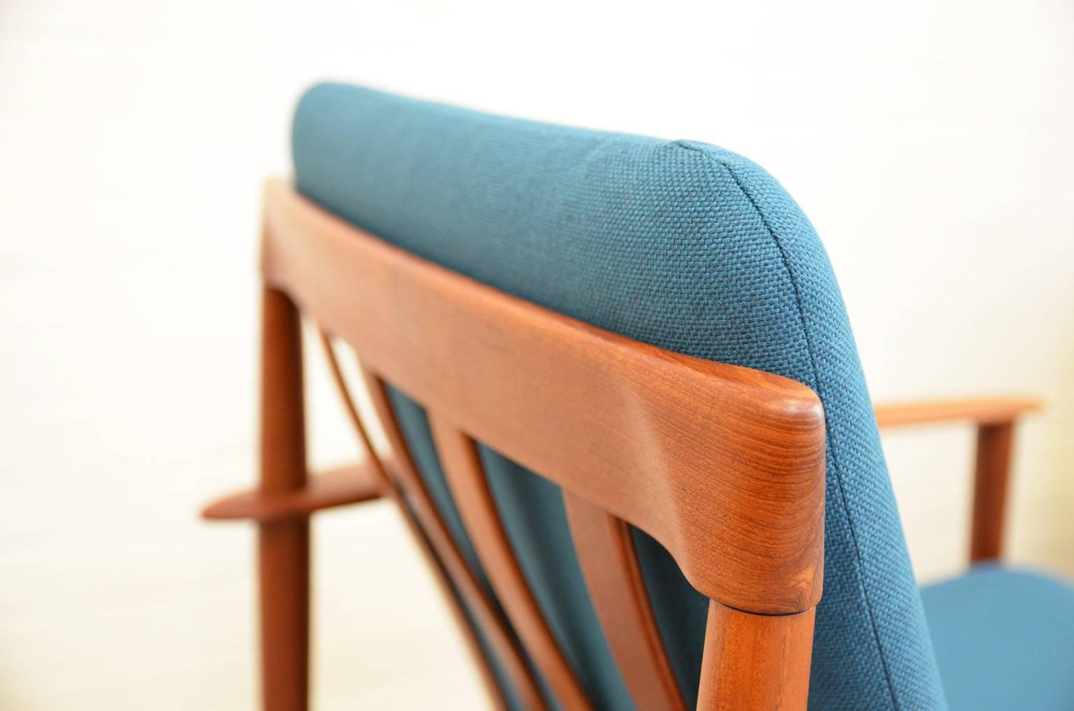 Mid-20th Century Mid-Century Grete Jalk Easy Chairs for P. Jeppesens Møbelfabrik, Denmark