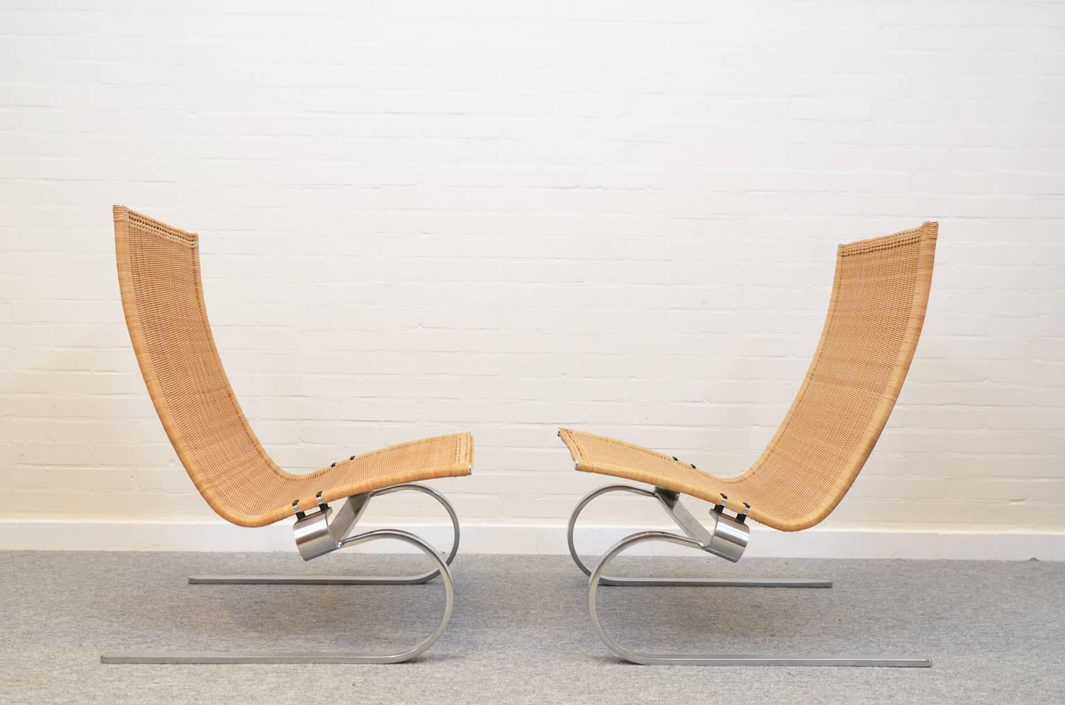 Scandinavian Modern PK 20 Chairs by Poul Kjaerholm for Fritz Hansen