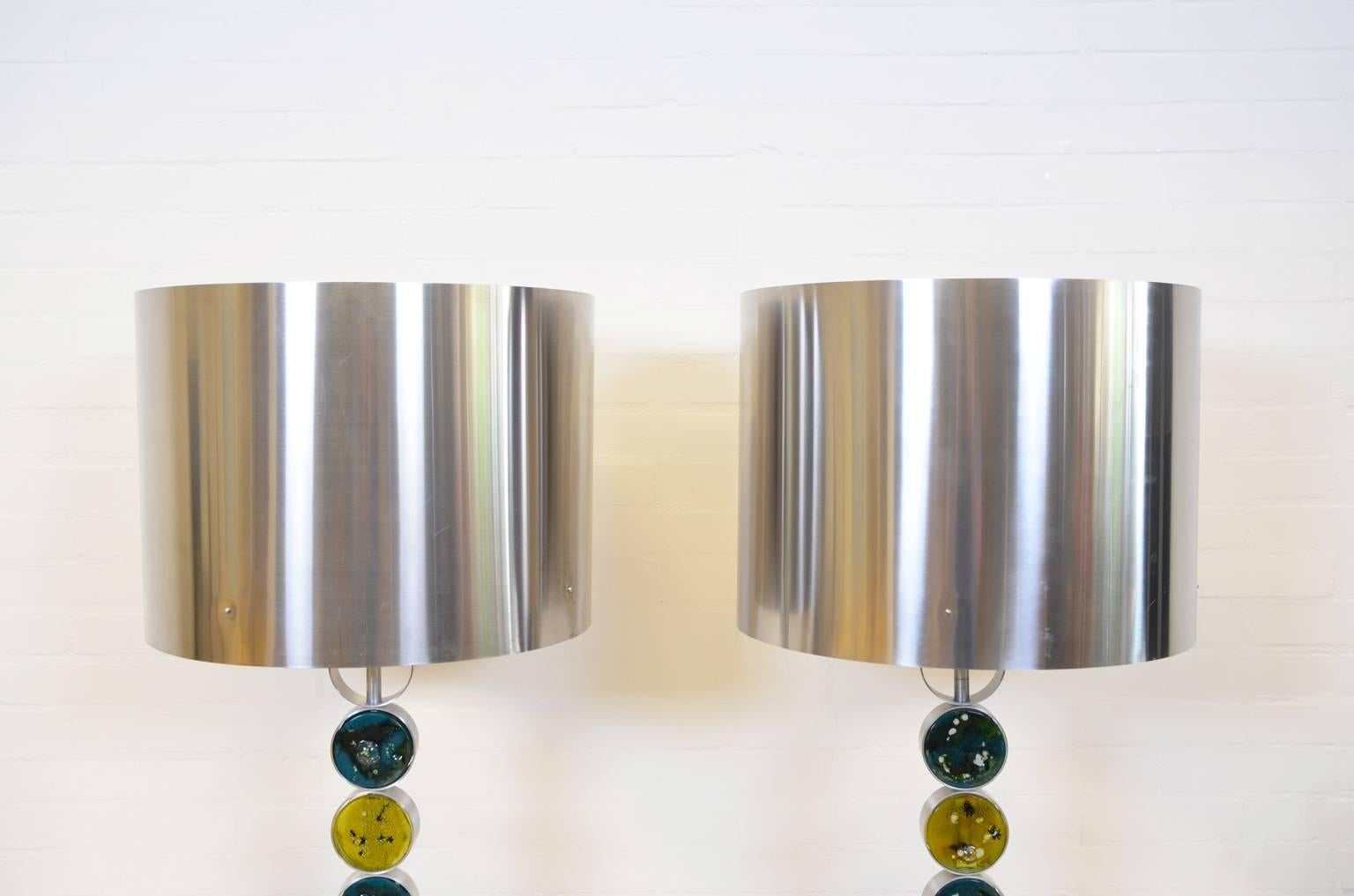 Mid-Century Modern Extra Large 1970s Table Lamps by RAAK Amsterdam, Netherlands 