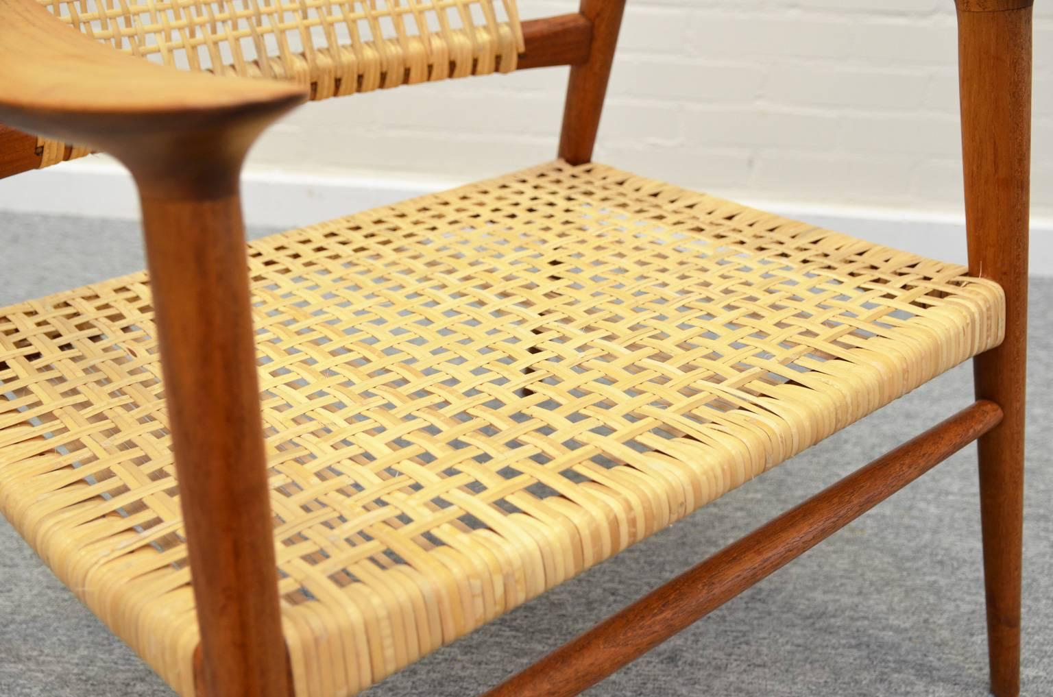 Rattan Bambi Easy Chair by Rastad and Relling for Bahus Norway