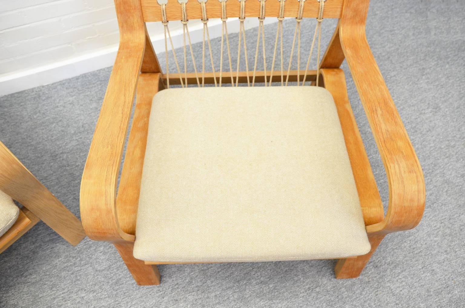 Oak Hans Wegner GE-671 Lounge Chair