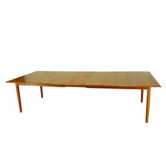 Modern Extra Large Teak Dining/Conference Table, Made in Denmark