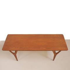 Elegant Teak Coffee Table by Kurt Ostervig for Jason Mobler