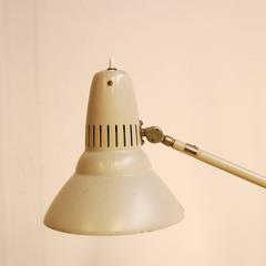 Swedish 1950s Articulating Clamp-On Desk Lamp by ASEA