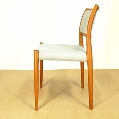 Niels Otto Møller 'Model 80' Teak Dining Chairs, Set of Four