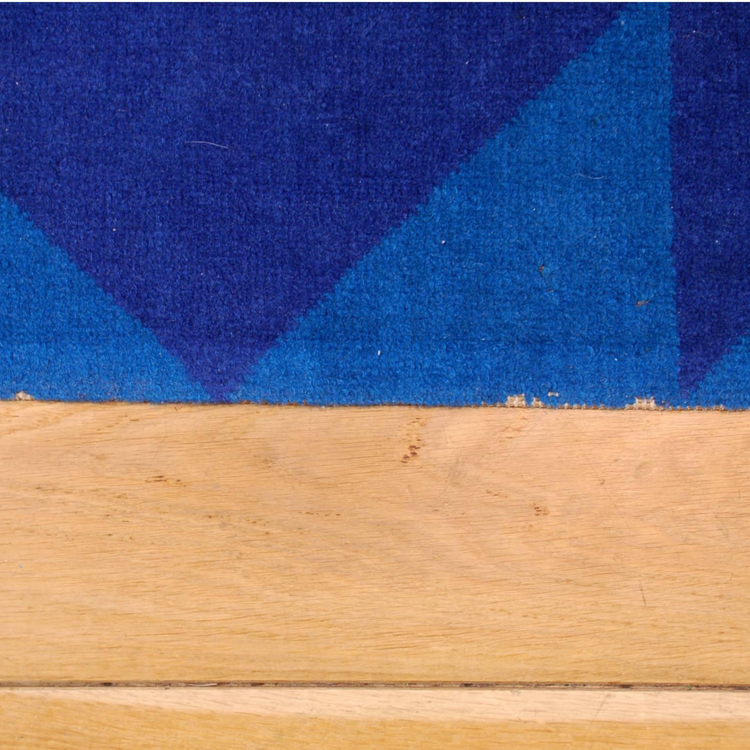Rare 1960 'Geometri 6' Carpet by Verner Panton In Good Condition In Antwerp, BE
