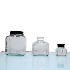 Old Stock of 24 Holmegaard Glass Jars by Michael Bang