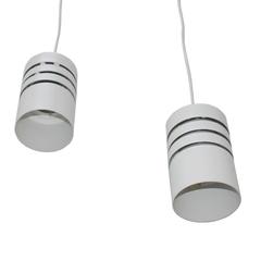 Set of Elegant 1970s Pendant Lamps by Superlight, Denmark