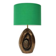 1960s Sculptural Bronzed Resin Phandeve Table Lamp 8