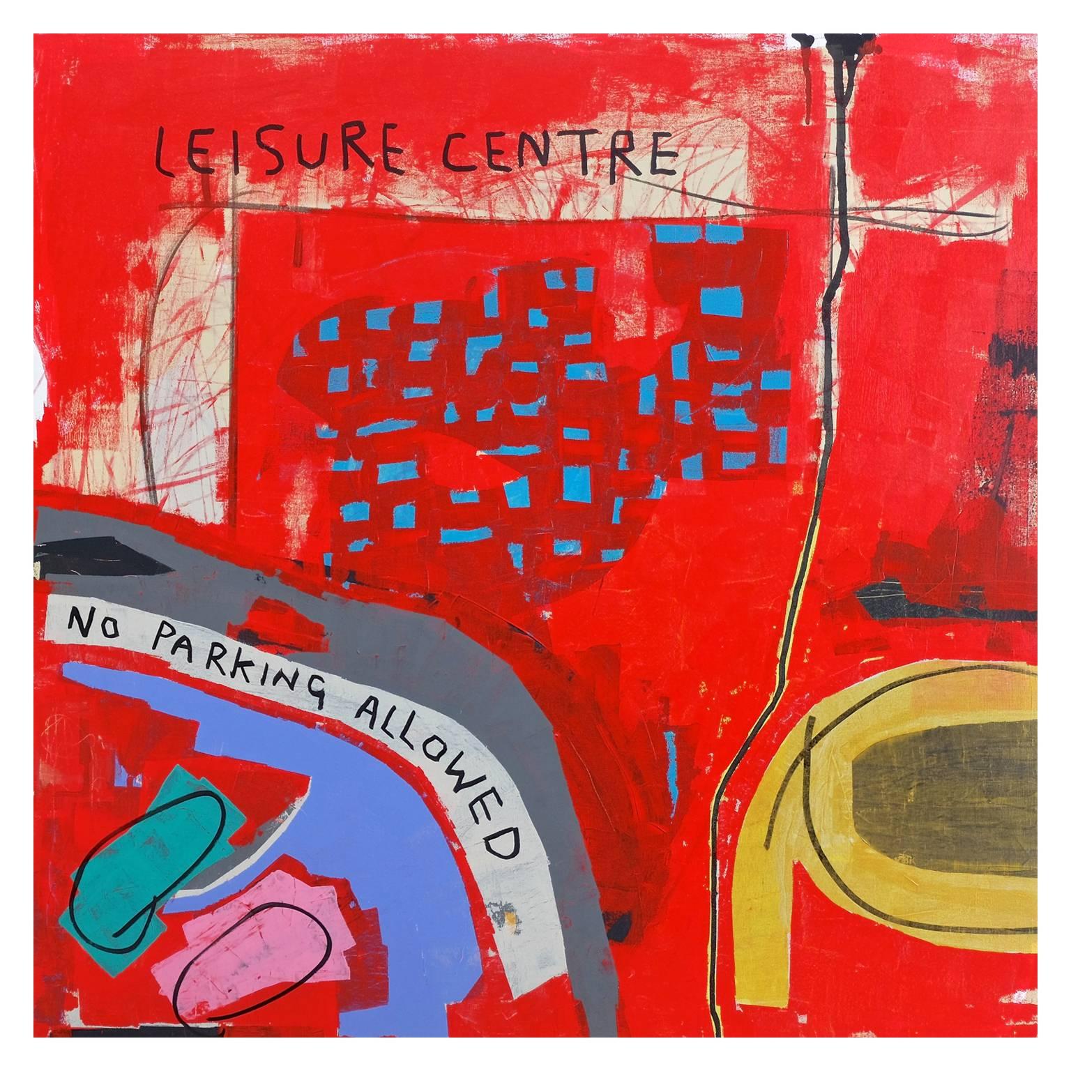 'Leisure Centre' Abstract Painting by Alan Fears