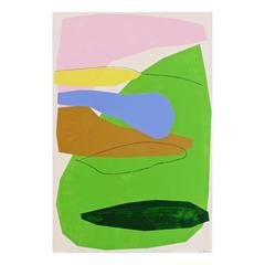 'Country Slice' Abstract Landscape Painting by Alan Fears Modernist 10