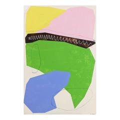 'Noisy Road' Abstract Landscape Painting by Alan Fears Modernist Art 9