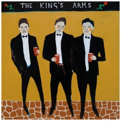 'Defenders of the Realm' Portrait Painting by Alan Fears Folk Art Pop Art