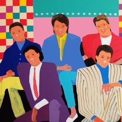 'The Simple Things' Portrait Painting by Alan Fears Pop Art Figurative