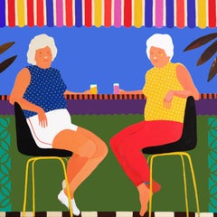 'Buy One Get One Free' Portrait Painting by Alan Fears Pop Art Figurative