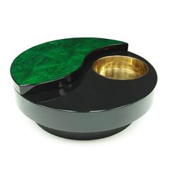 1970s Willy Rizzo Rotating Cocktail Table