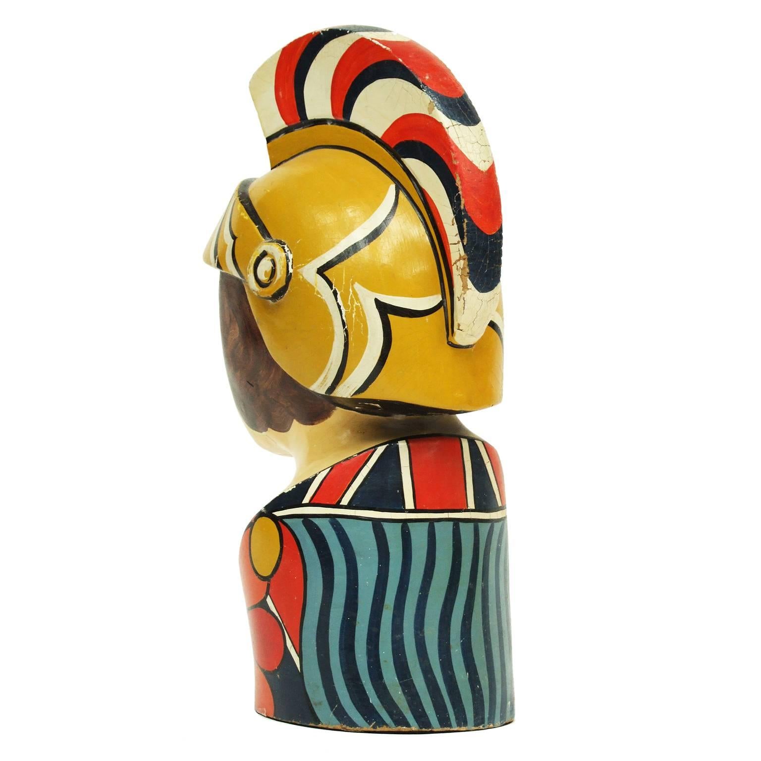 Mid-Century Modern 1960s Britannia Bust by Dodo Designs