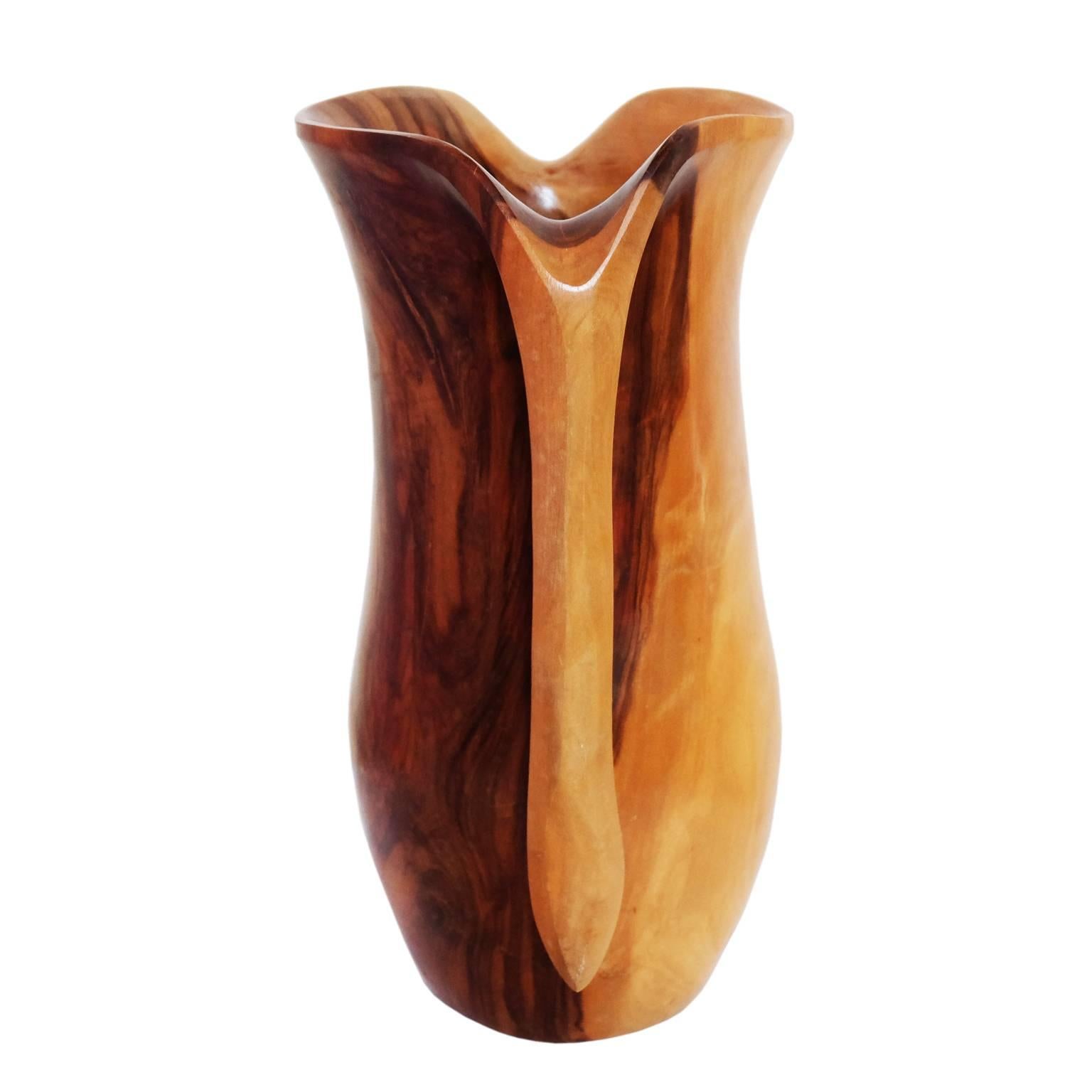 olive wood pitcher