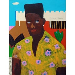 'My New Shirt' Portrait Painting by Alan Fears Pop Art