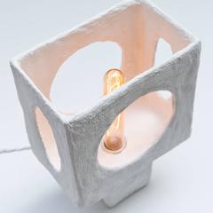 Farola Handmade Plaster Table Lamp