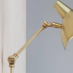 Brass Swivel Custom-Made Metal Wall Sconce