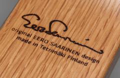 Grasshopper Loungesessel, Eero Saarinen entworfen 1946, schwarzes Leder