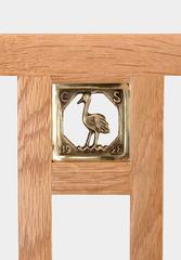 Boyschool Chair, Design by Eliel Saarinen Cranbrook, 1928, Oak - 6 pieces