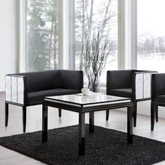 White Cranbrook Settee Design Eliel Saarinen