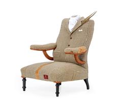 The Dapper Tweed Armchair.